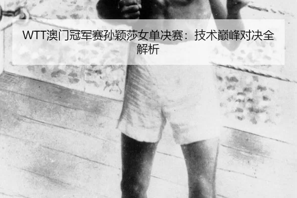 WTT澳门冠军赛孙颖莎女单决赛：技术巅峰对决全解析